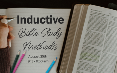 Inductive Bible Study Methods